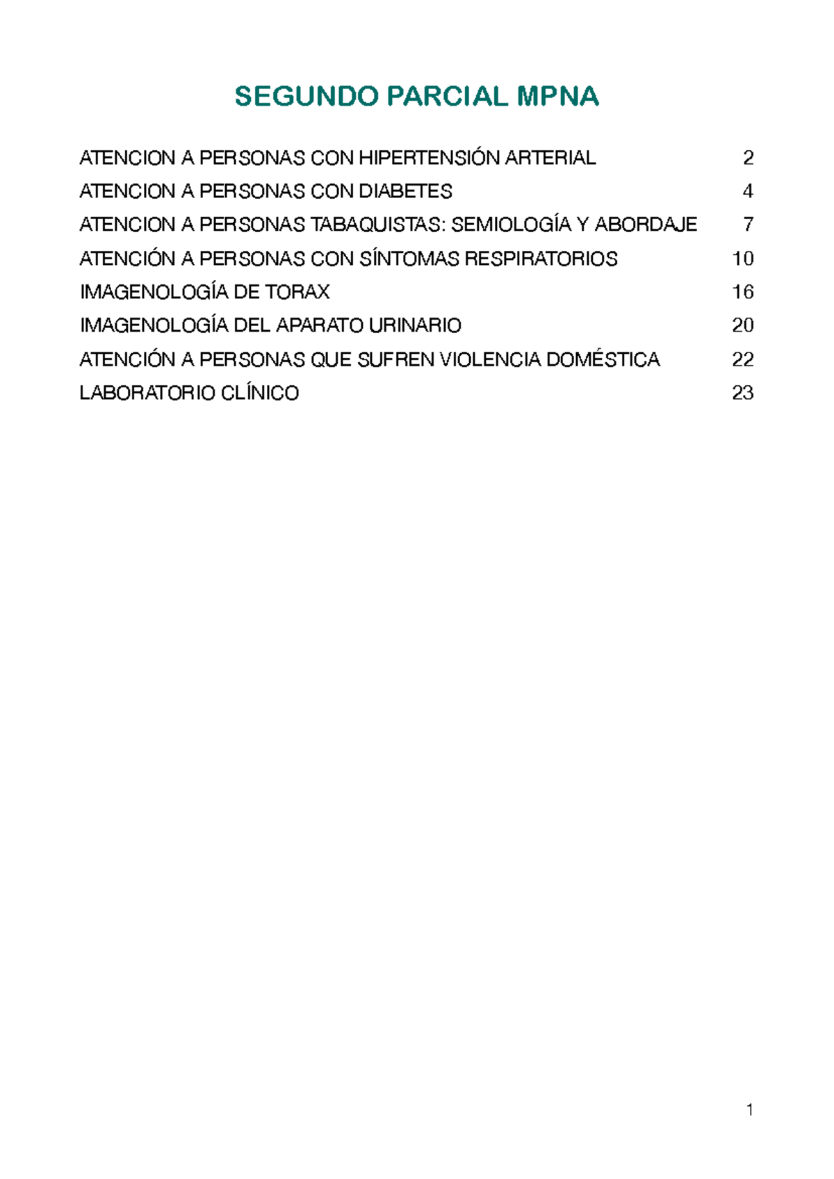 MPNA segundo parcial - SEGUNDO PARCIAL MPNA ATENCION A PERSONAS CON ...