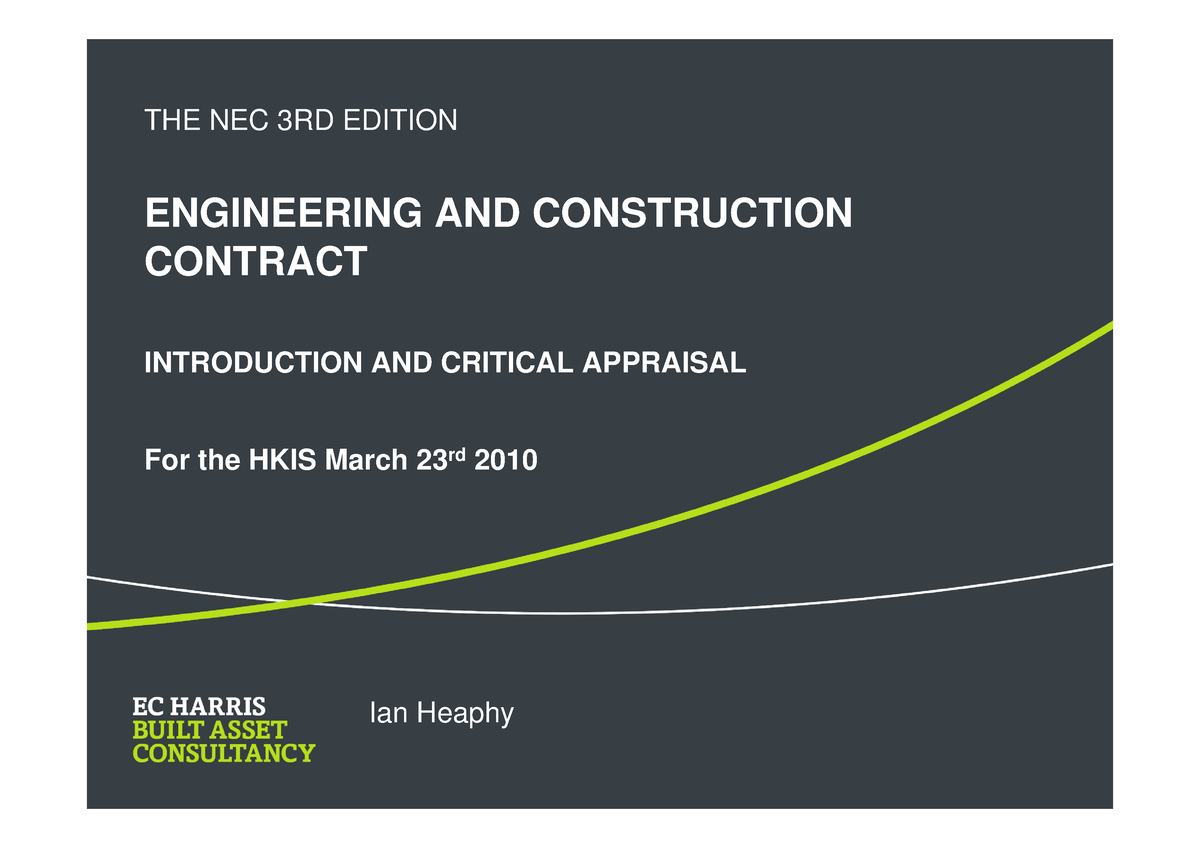 NEC-Overview - NEC You Should Know - THE NEC 3RD EDITION ENGINEERING ...