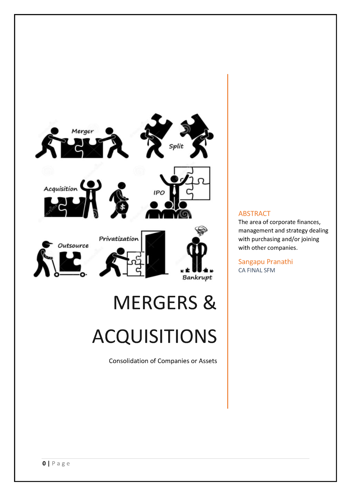 Mergers-and-acquisitions - MERGERS & ACQUISITIONS Consolidation Of ...