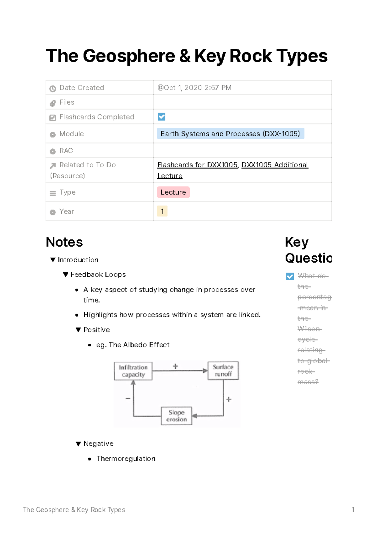 The Geosphere Key Rock Types - The Geosphere & Key żock Types Ԇ The ...