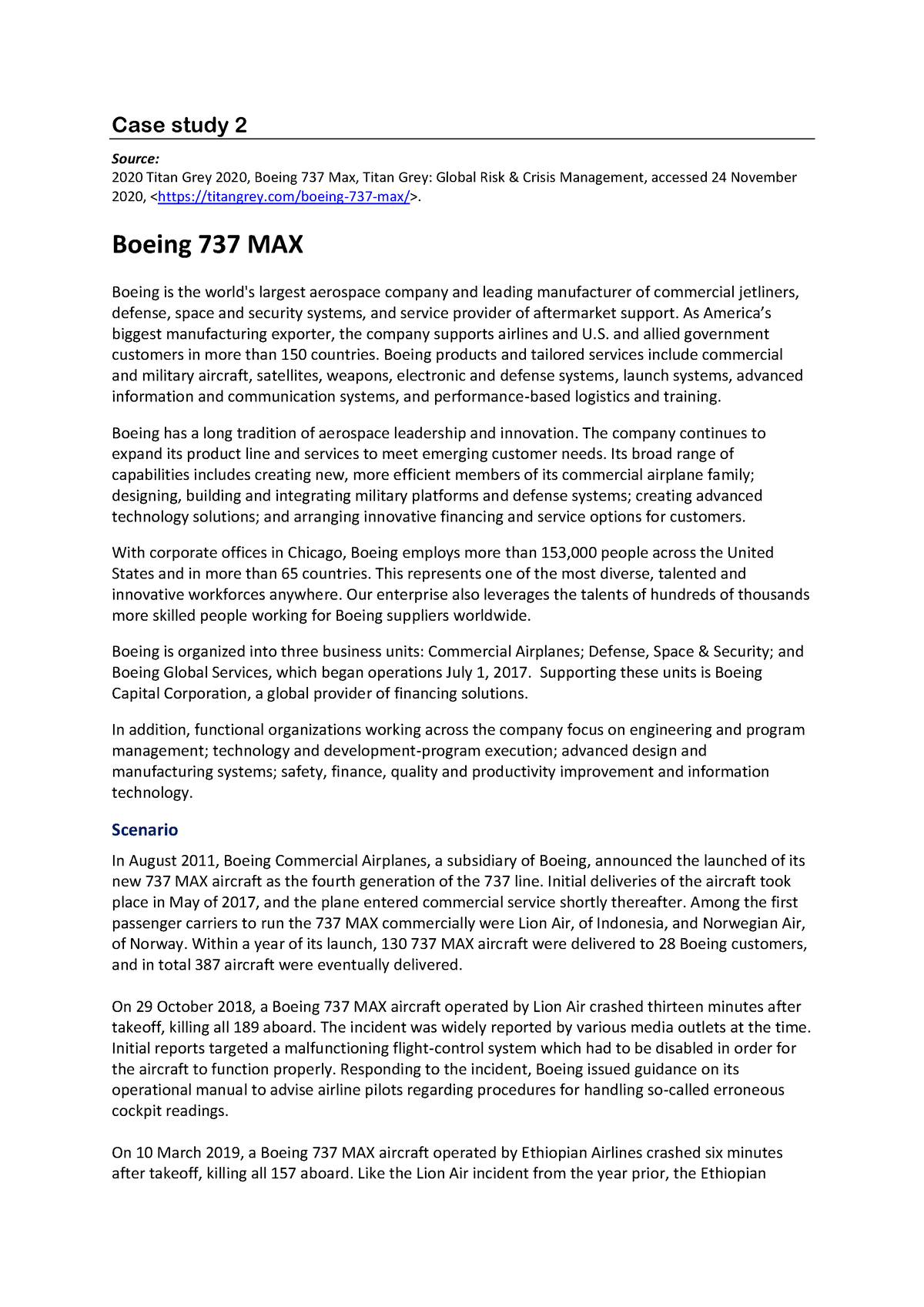 boeing 737 max case study pdf