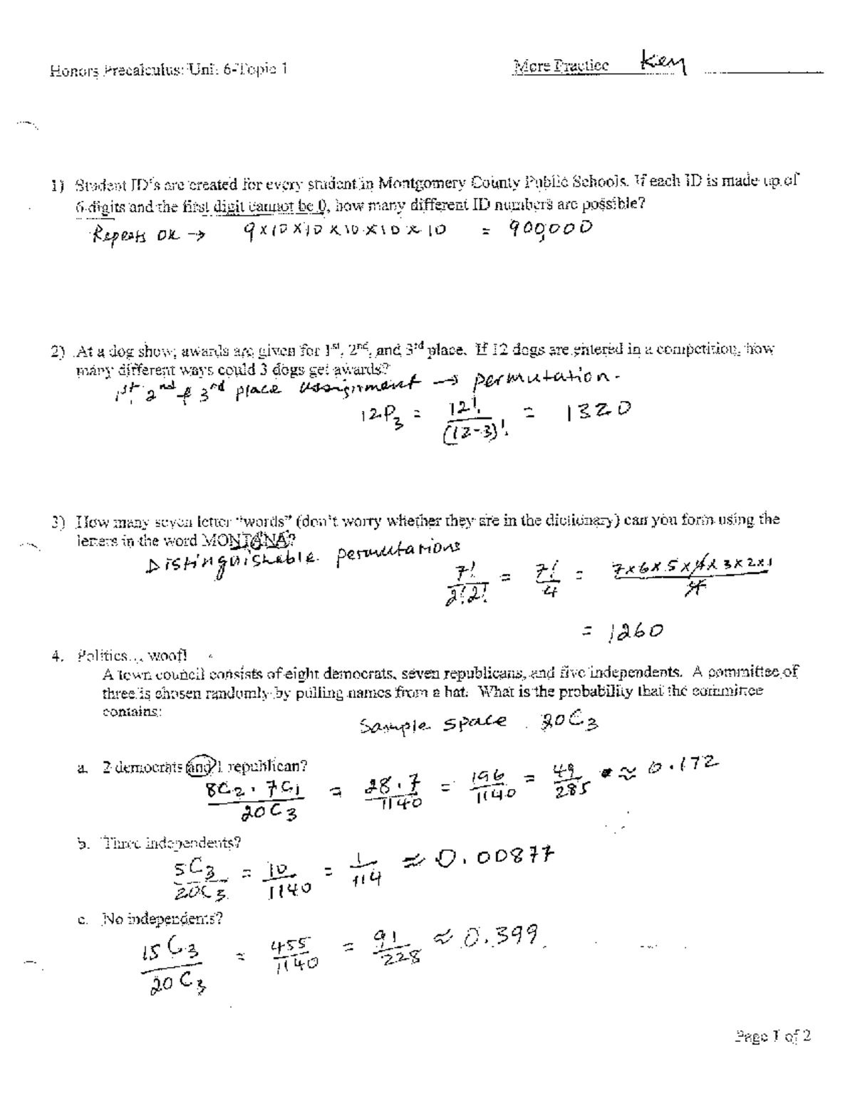 Unit 6 topic one quiz practice - MA-124 - Studocu