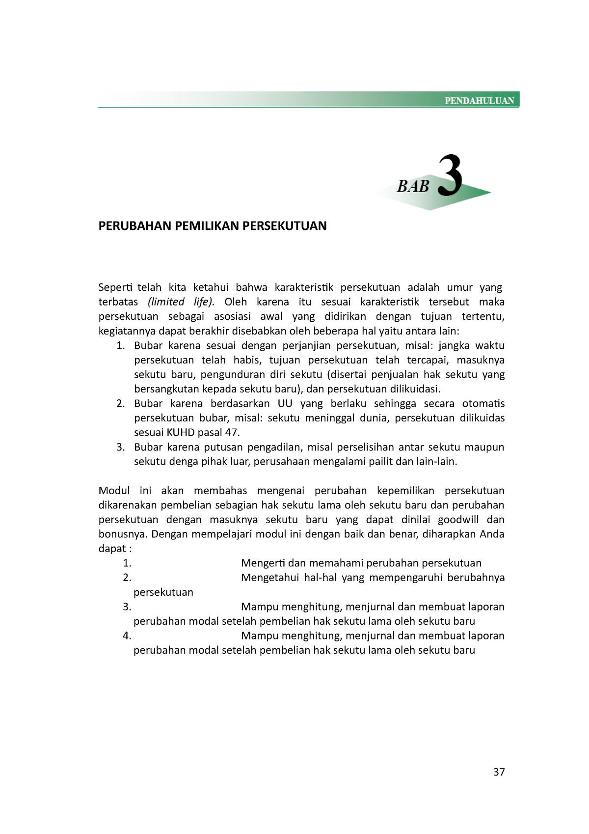 Perubahan Pemilikan Persekutuan Mayasari - PERUBAHAN PEMILIKAN ...