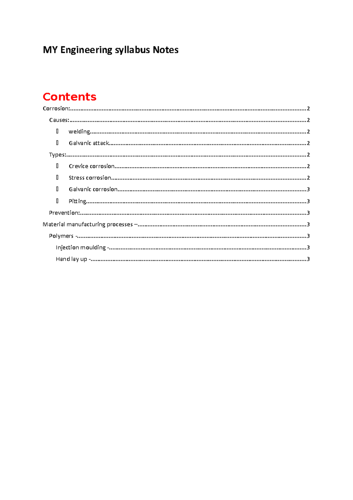 MY Engineering syllabus Notes MY Engineering syllabus Notes Studocu