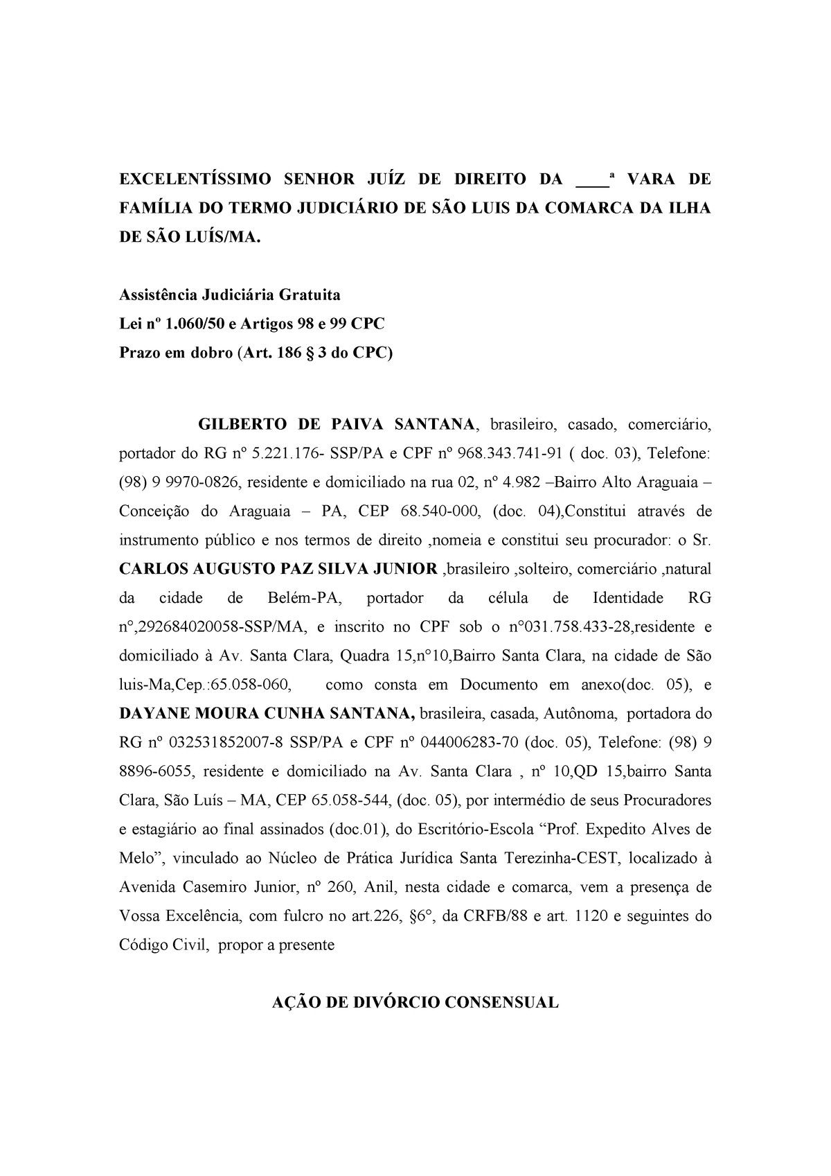 Lei N 1060 50 Lei Da Assistência Judiciária Gratuita Lei De Partilha 9144