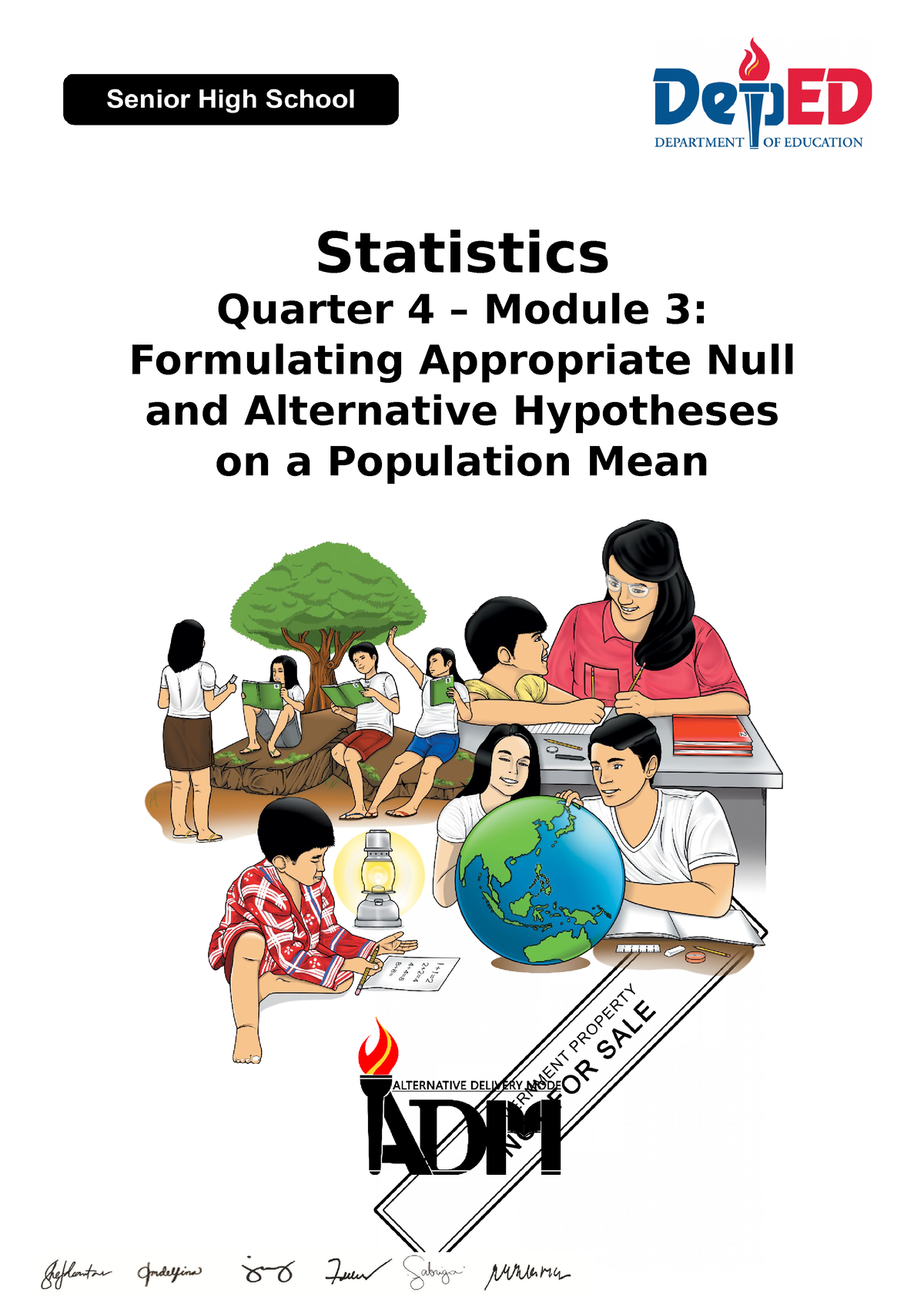 Statistics And Probability 11 Q4 Mod3 - Statistics Quarter 4 Module 3 ...