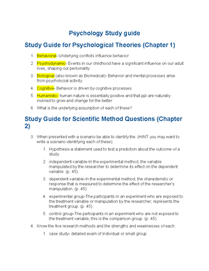 Psychology Notes Ch 6 Learning - Psychology Notes Ch. 6 Learning ...