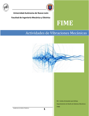 Formulario DE Vibraciones Mecanicas - UNIVERSIDAD AUTÓNOMA DE NUEVO ...