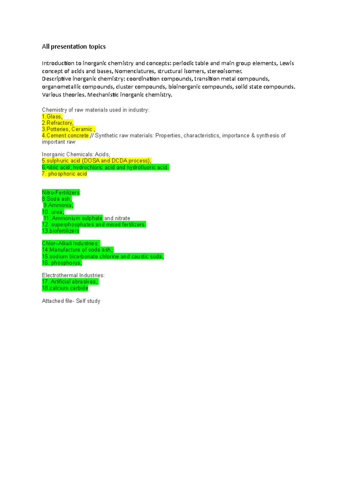 CPT Syllabus - important notes - All presentation topics Introduction ...