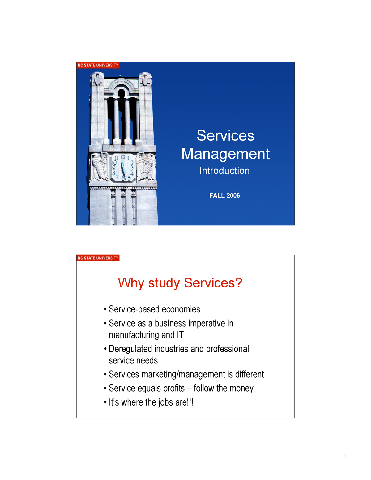 service management thesis