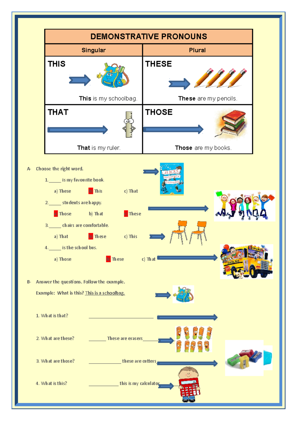Demonstrative Pronouns This That These Those Ppppp Demonstrative