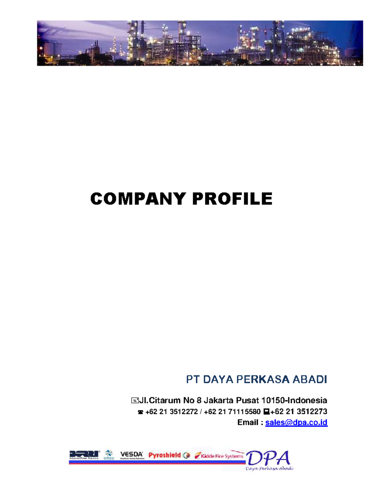 PDF- Comprof - Surduk - COMPANY PROFILE PT DAYA PERKASA ABADIPT DAYA ...
