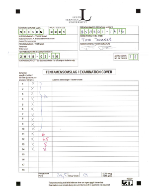 Seminarieuppgifter Block 1, Mikroekonomiska Tillämningar (N0040N ...