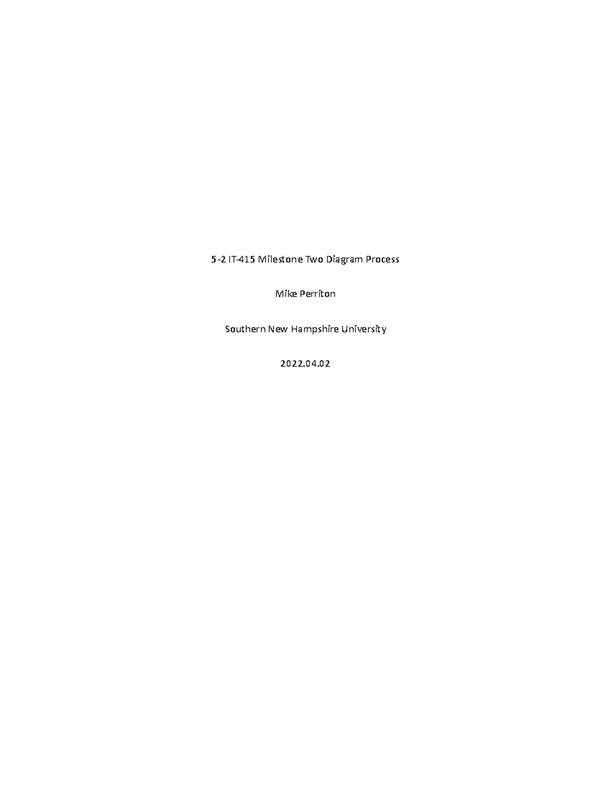 5-2 Final Project Milestone Two Draft of Project Plan and System Design ...