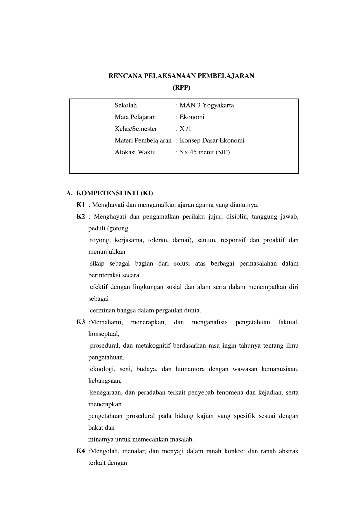 8. Rencana Pelaksanaan Pembelajaran - RENCANA PELAKSANAAN PEMBELAJARAN ...