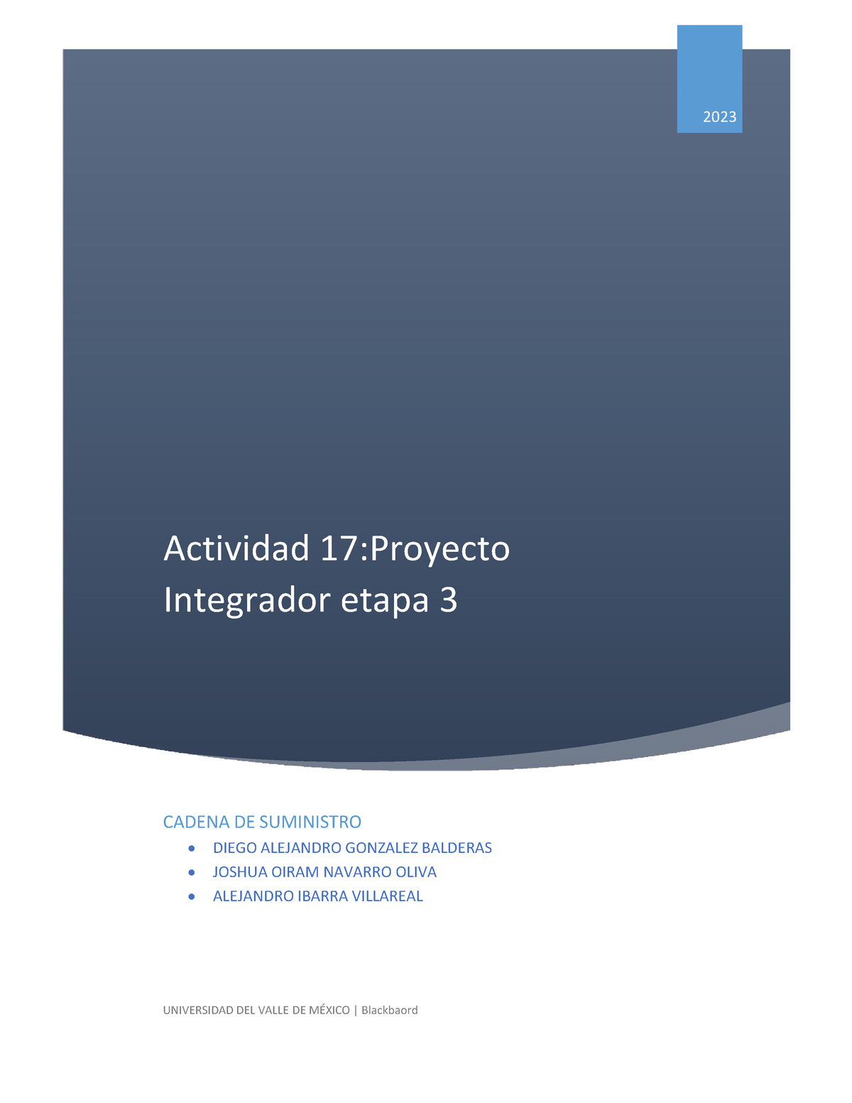 Actividad 17 Proyectoinetgradoretapa 3 - Actividad 17:Proyecto ...