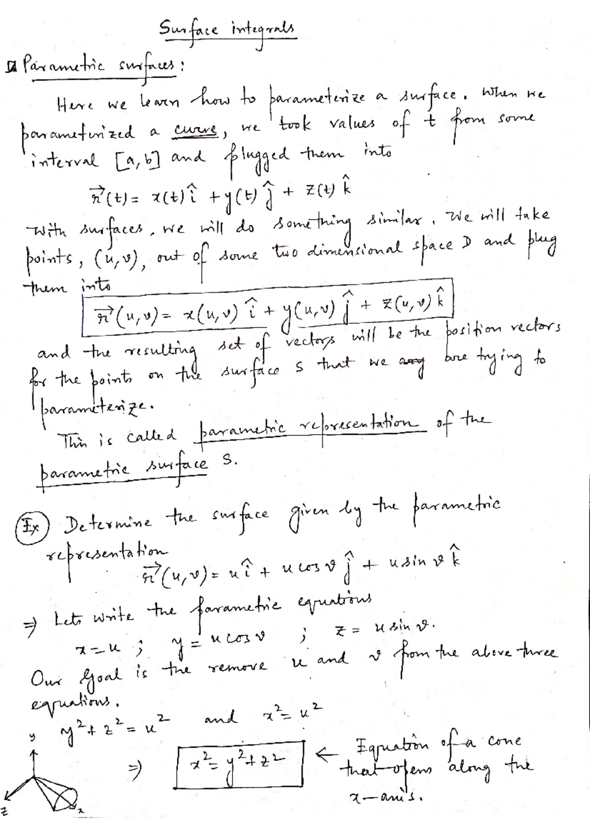 26 surface equations, surface area - MA 242 - Studocu