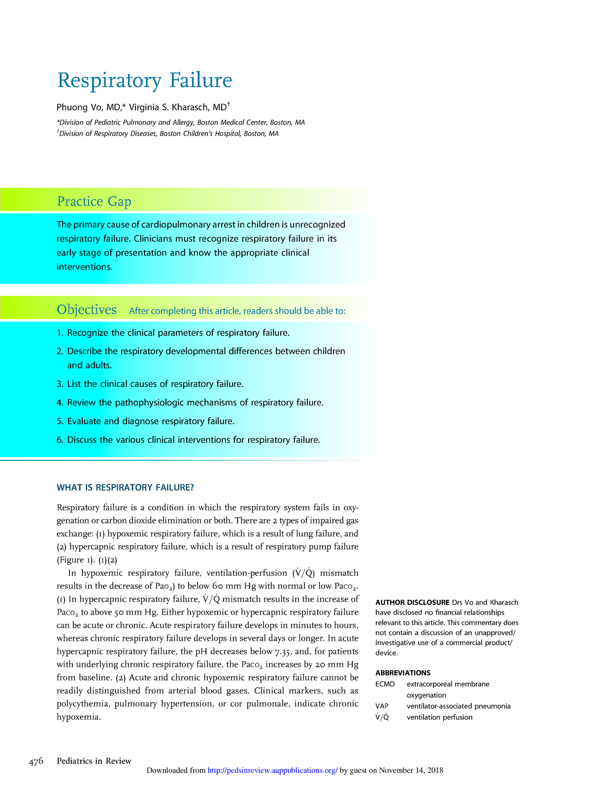 Respiratory Failure - Respiratory Failure Phuong Vo, MD,* Virginia S ...