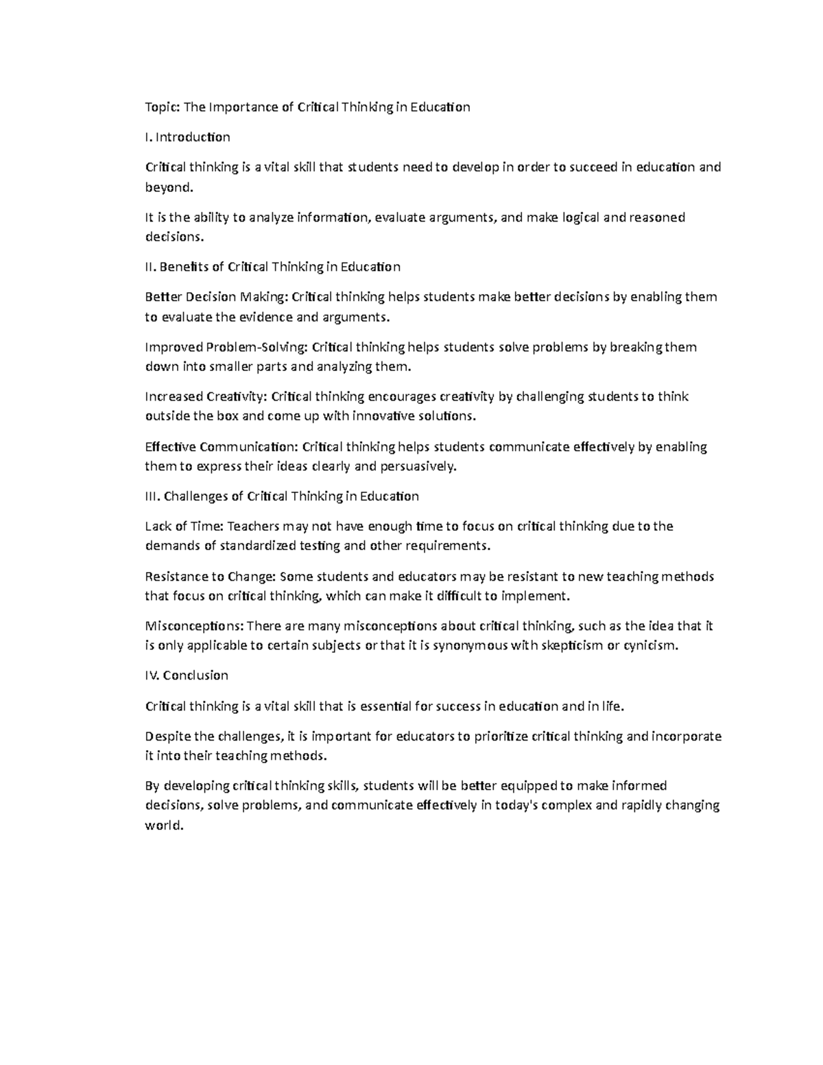 Guadalupe County Newspaper: The Importance Of Critical Thinking - kax8maz