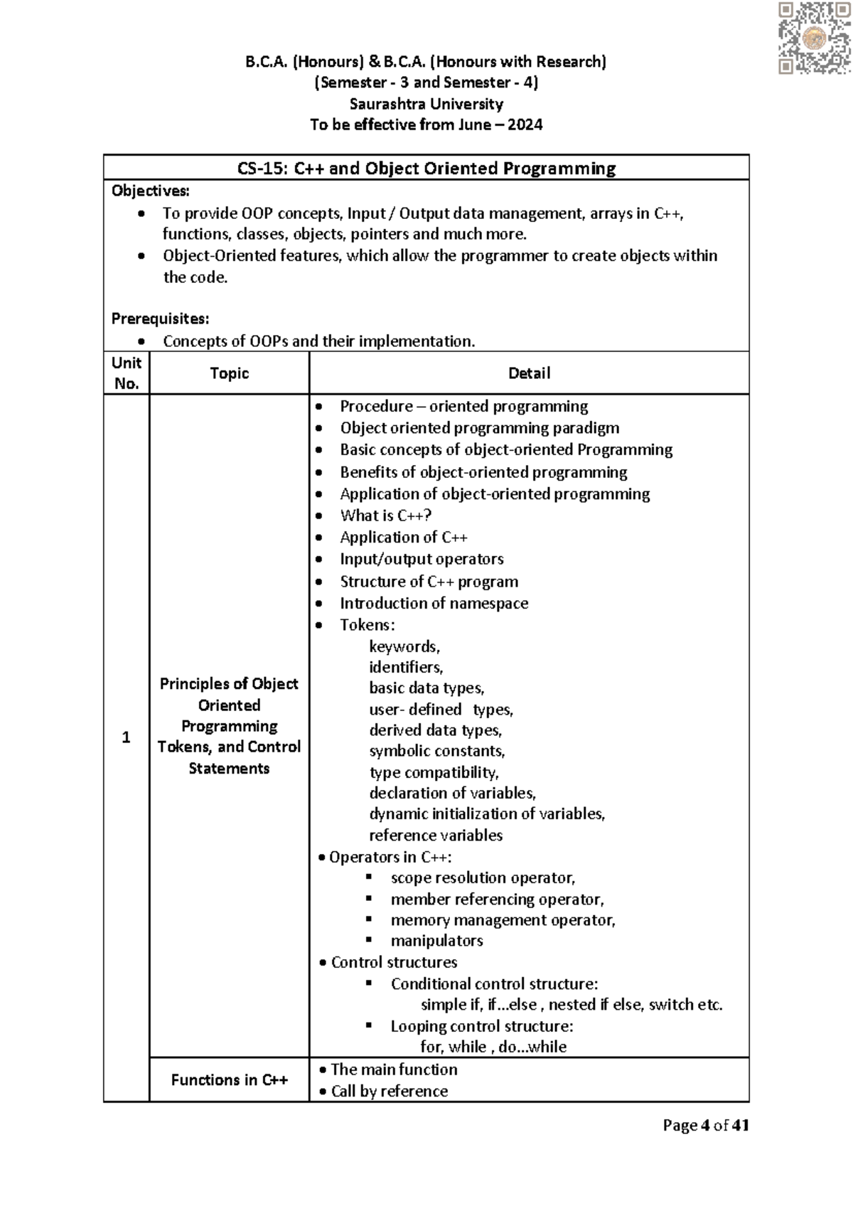 Sem 3 syllabus - We need open source material - (Semester - 3 and ...