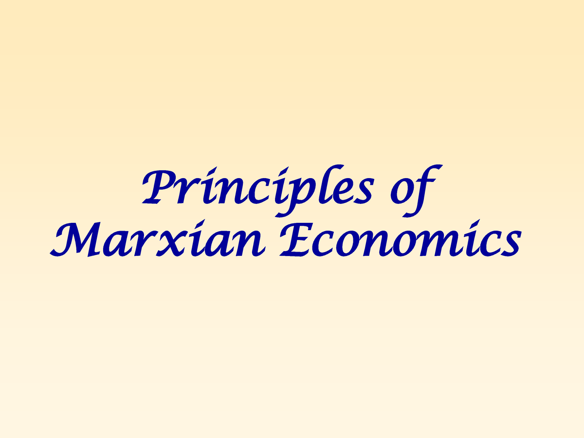 15 - principles of Marxian economy - B.A Economics - MG University ...