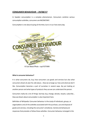 consumer psychology thesis