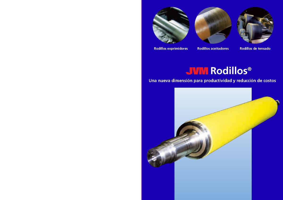 Rodillos catalogo - selección de materiales - Rodillos exprimidores ...