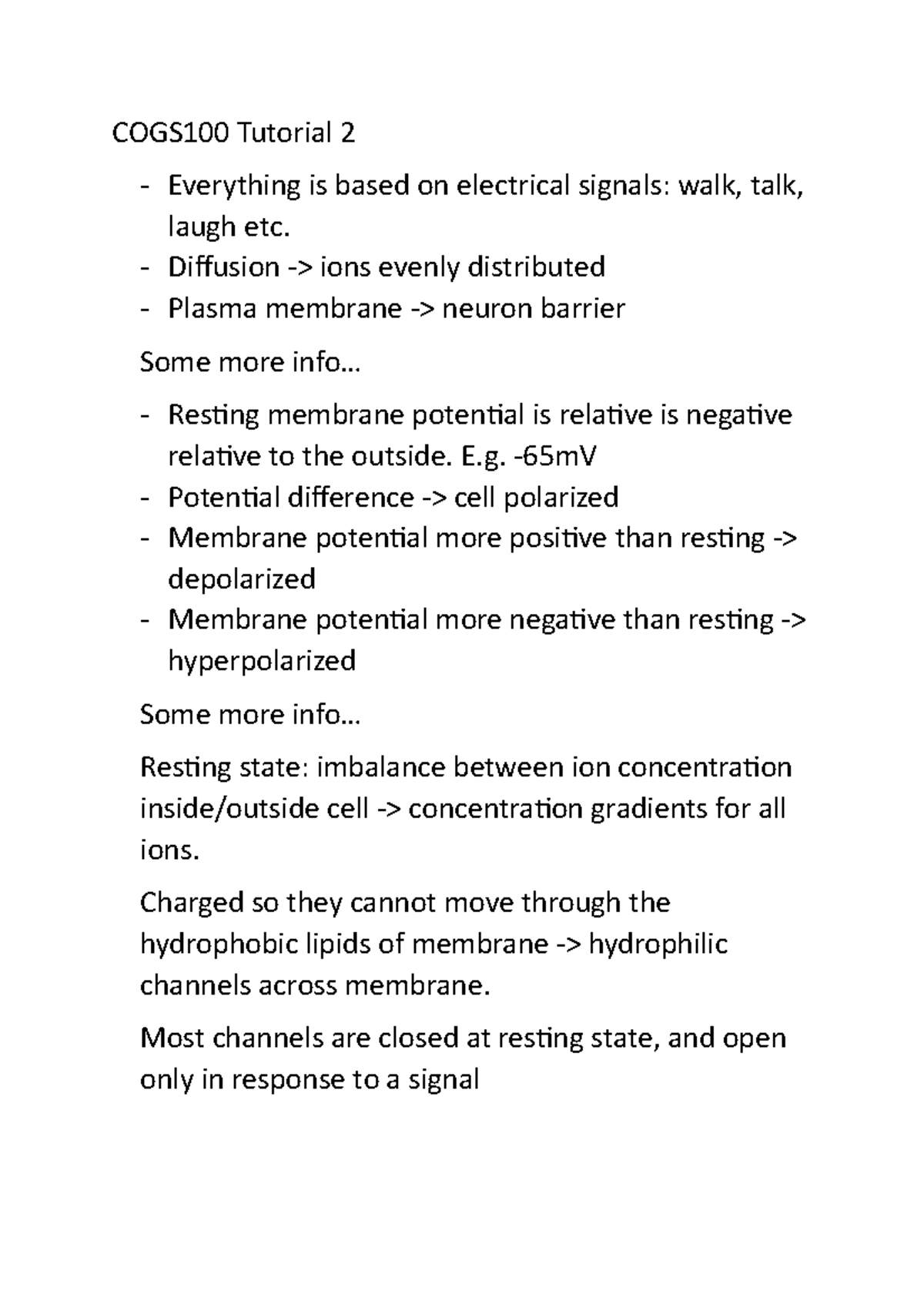 Cogs100 Tutorial 2 Summary Notes Cogs100 Mq Studocu Cogs100 Tutorial 2 Summary Notes Cogs100 Mq Studocu