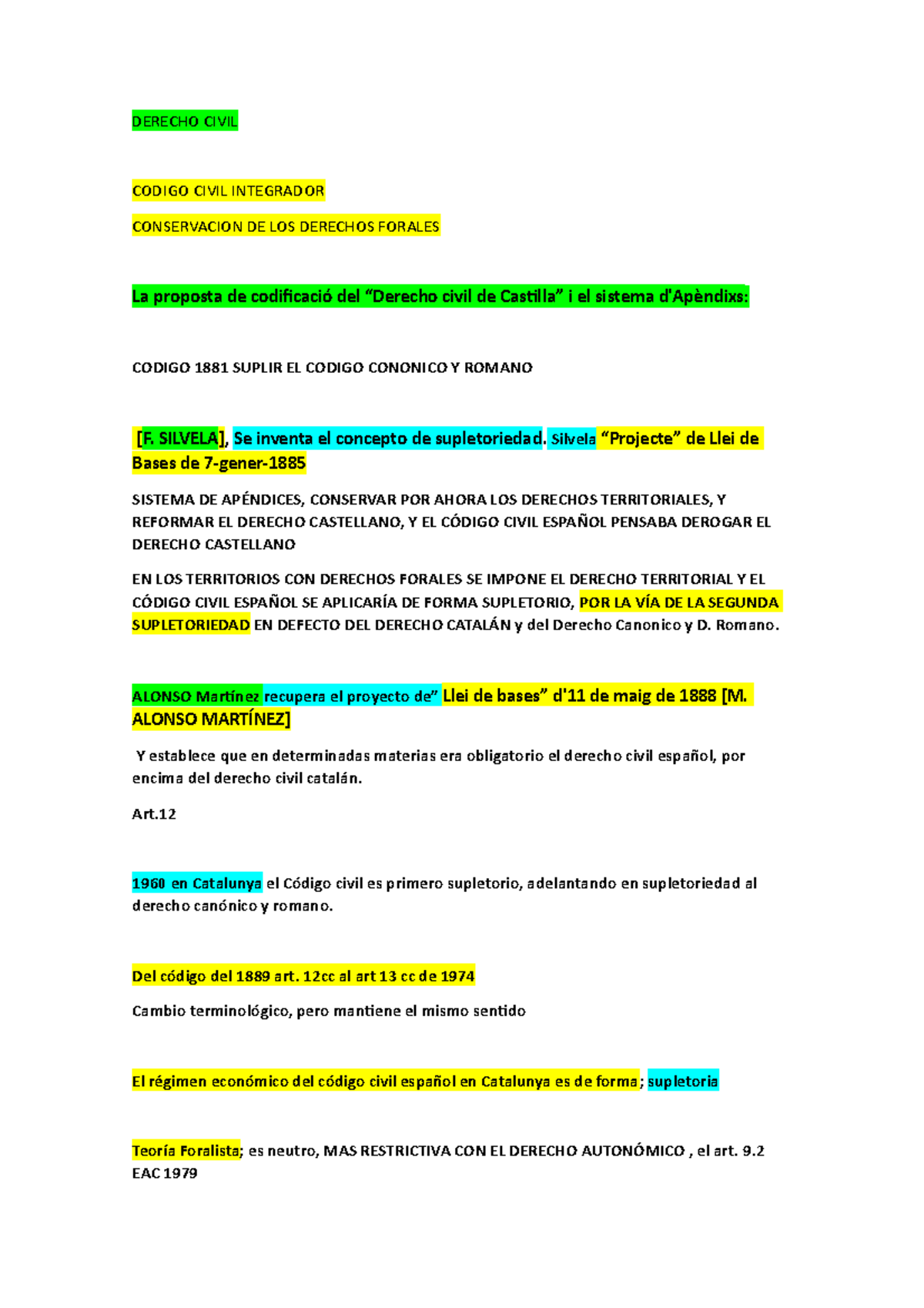 Apuntes Generales II, Diferentes Asignaturas OTE, DERECHO CIVIL II ...