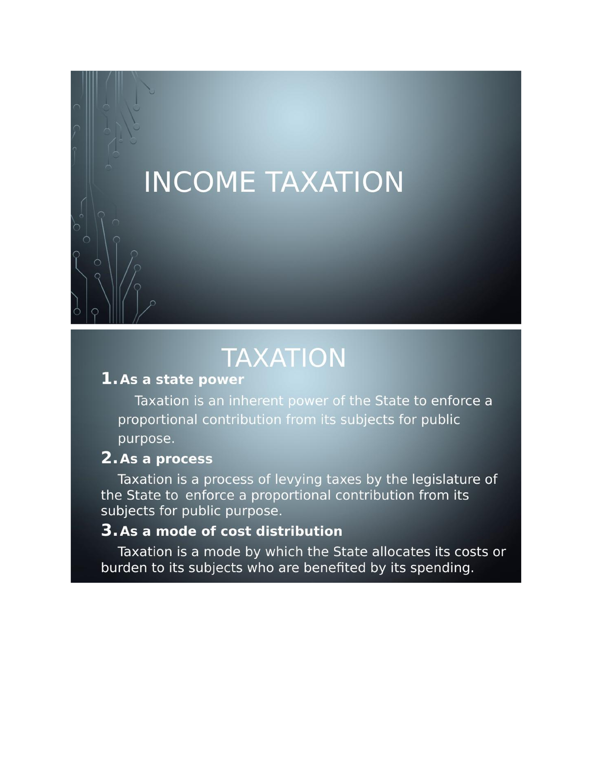 Introduction Of Taxation 1 - Financial Management - Studocu