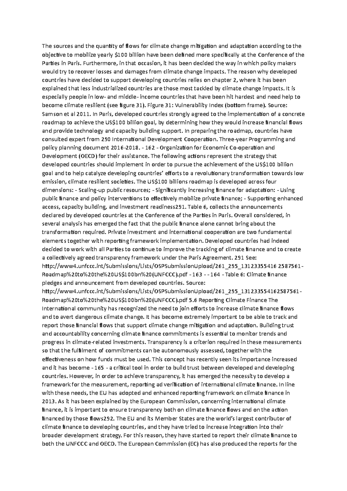 Task54 - N/a - The sources and the quantity of flows for climate change ...