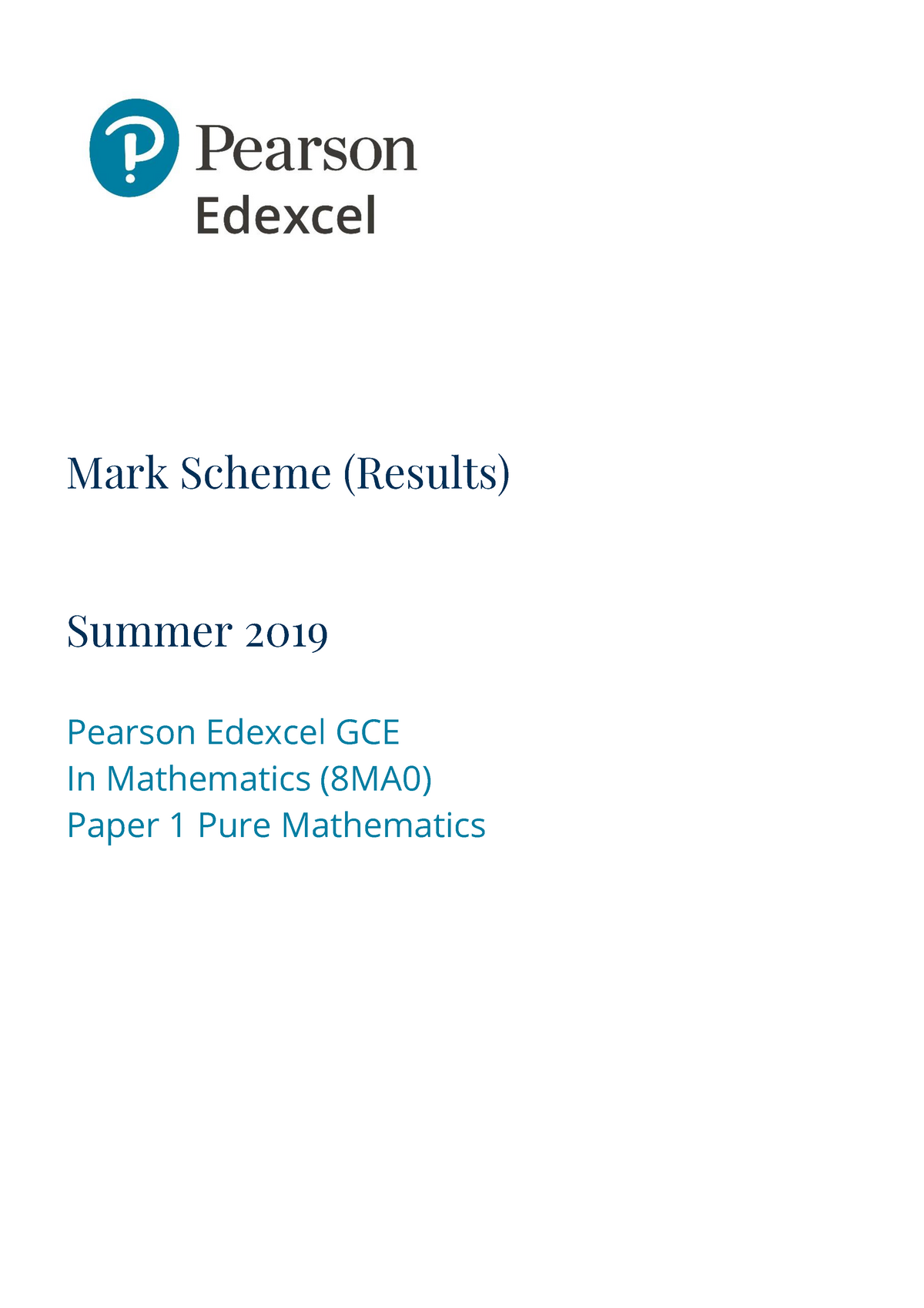 Pure Mathetmaitc 1 May 19 Ms Mathematics G100 Ucl Studocu