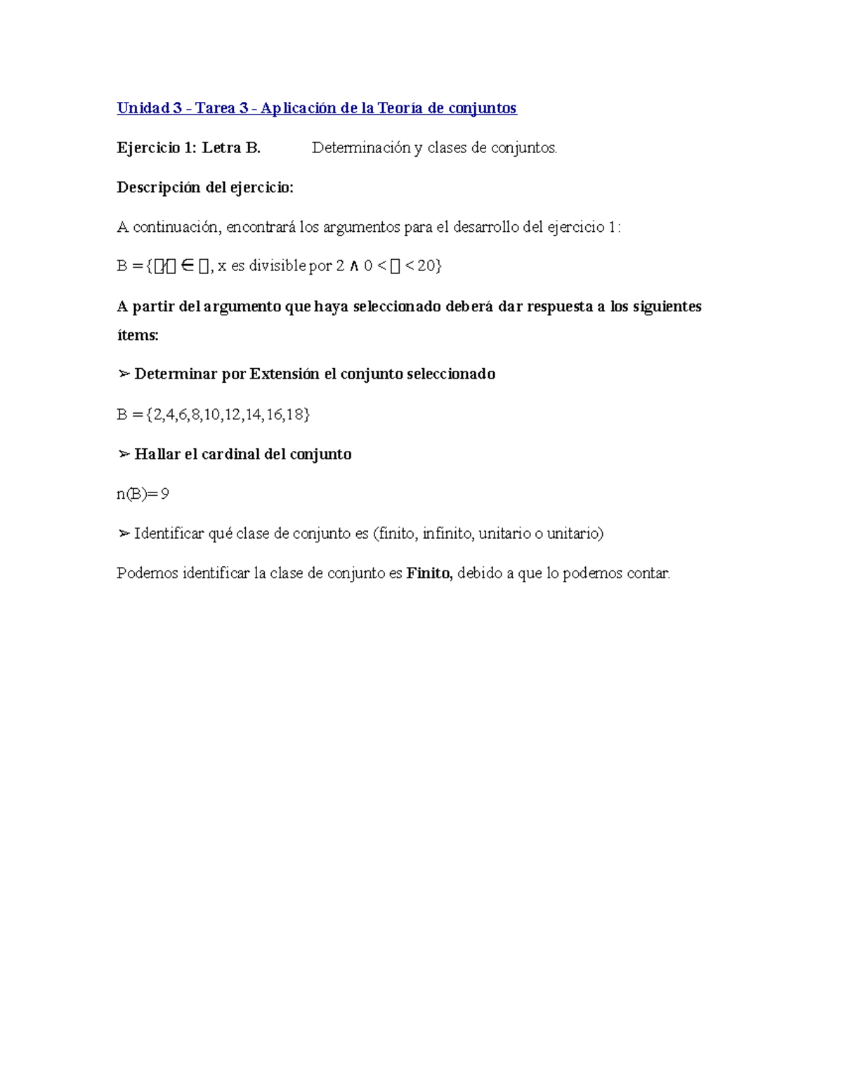 Unidad 4 - abcd - Unidad 3 - Tarea 3 - Aplicación de la Teoría de ...