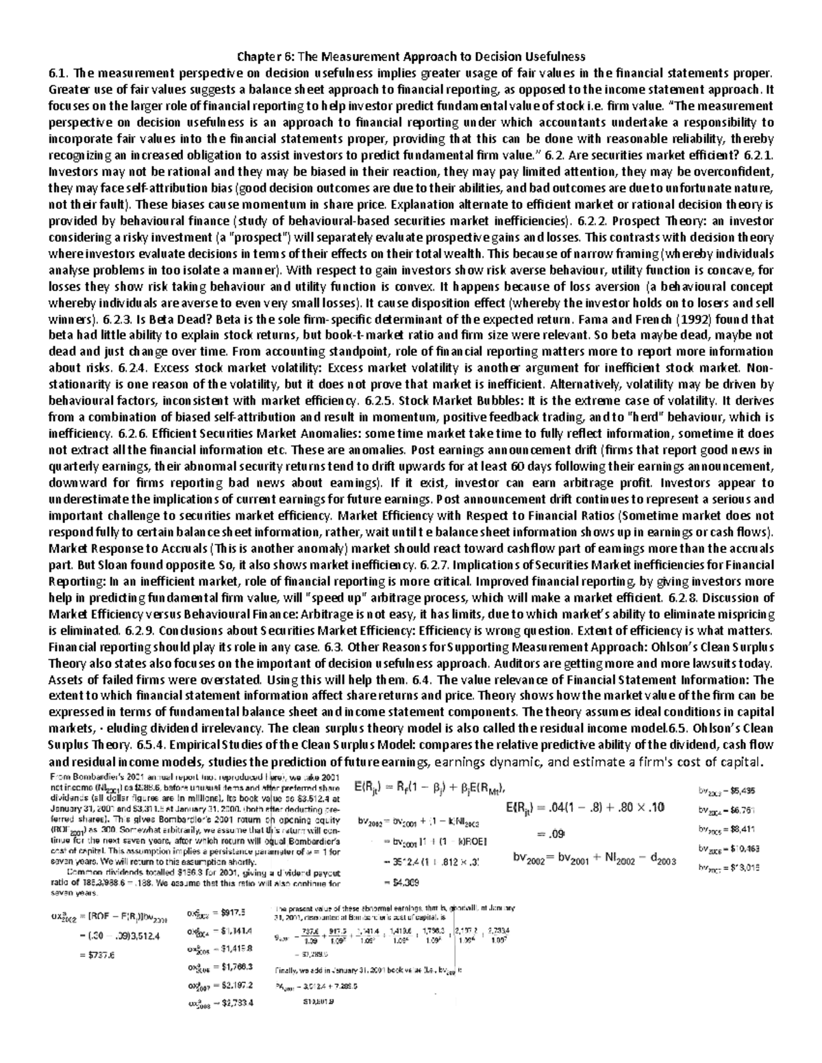 Chapter 6 - Lecture Notes - Chapter 6: The Measurement Approach to ...