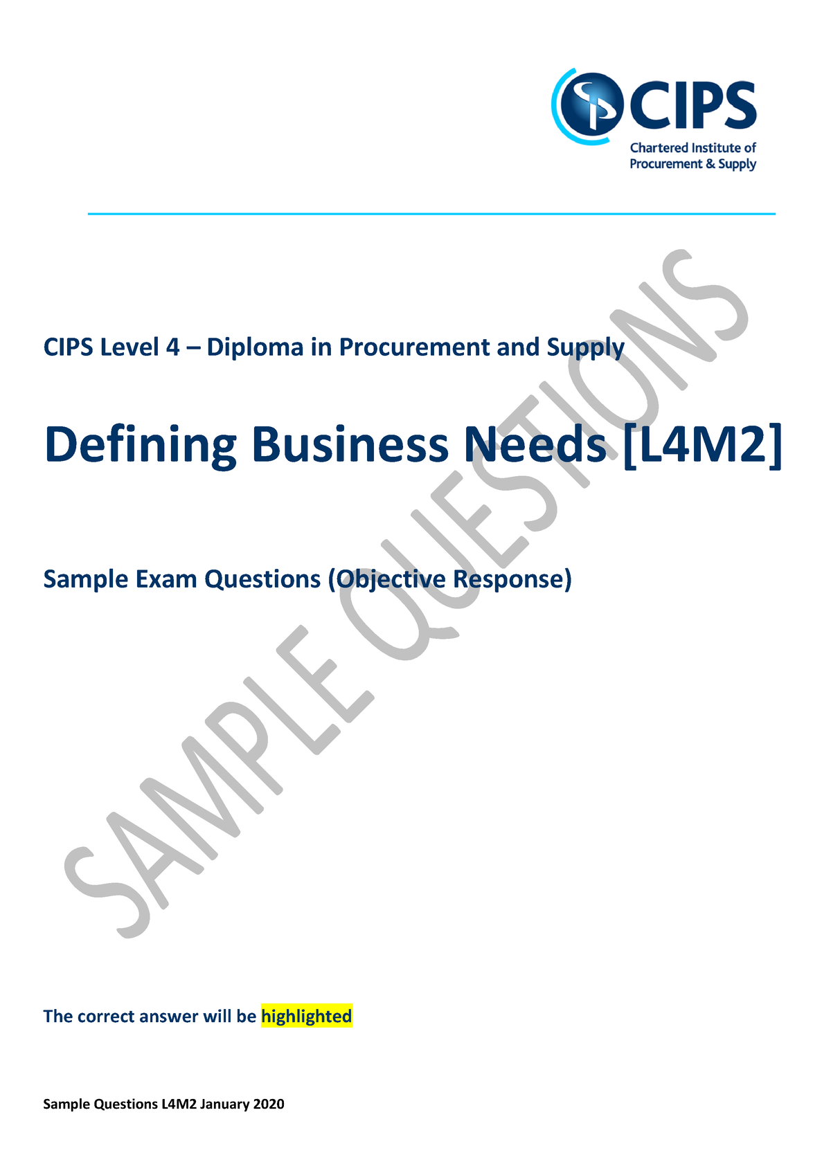 Reliable L4M2 Exam Pattern