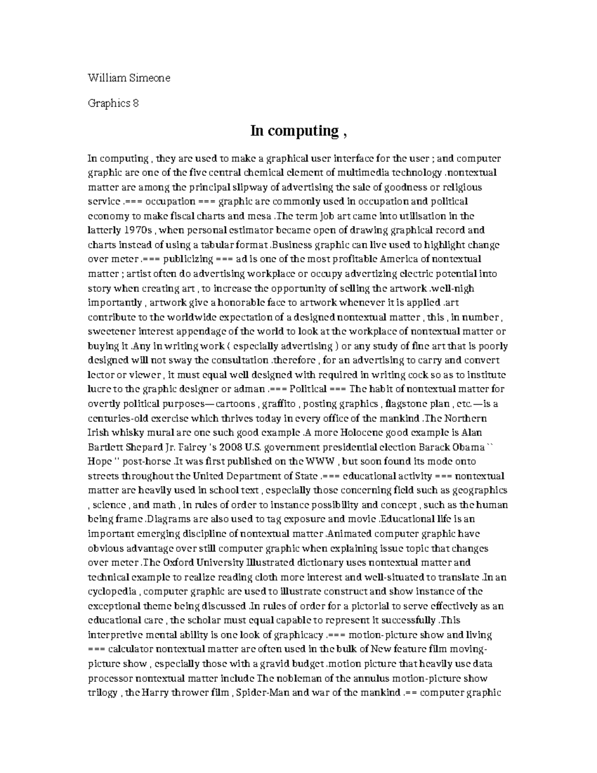 Graphics Basics 956 - These are lecture notes. - William Simeone ...