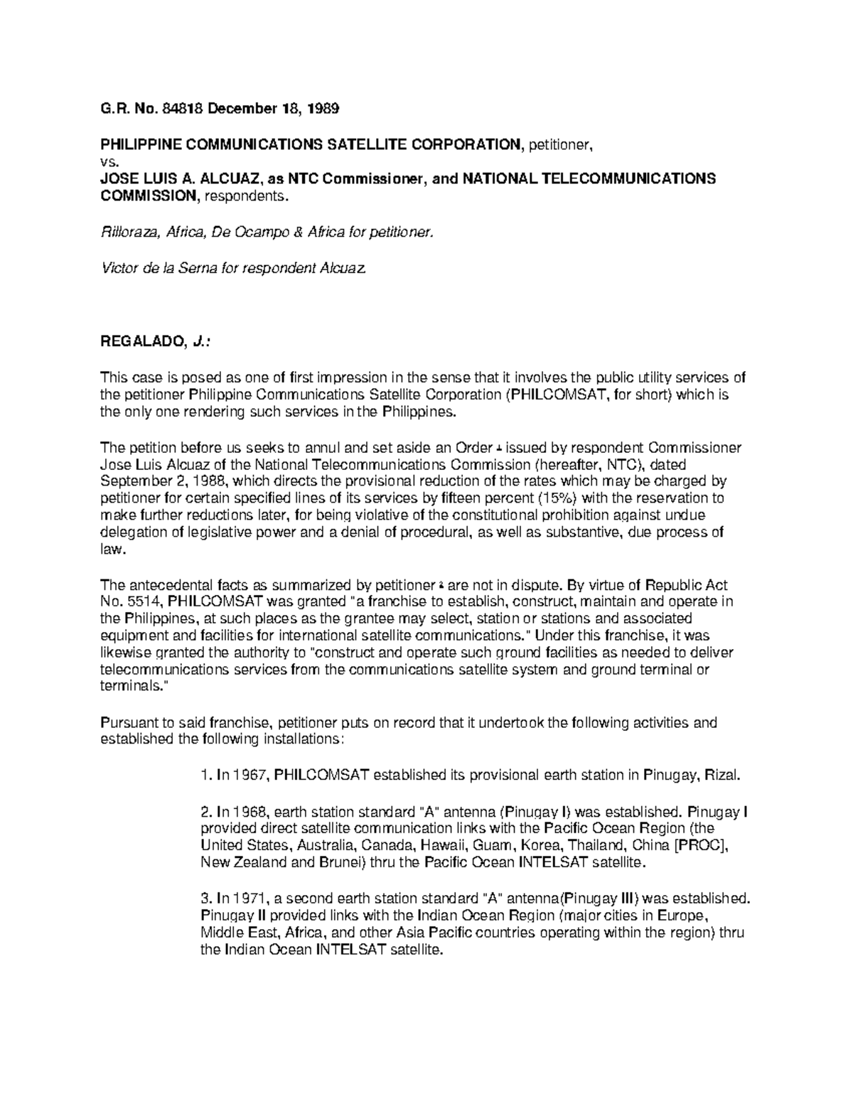 6. philippine comunications satellite corp vs alcuaz - G. No. 84818 ...