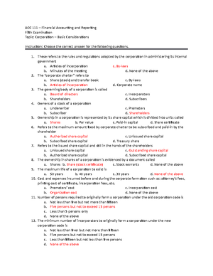 Acc 124 - assignment - Intermediate Accounting 1 - Studocu