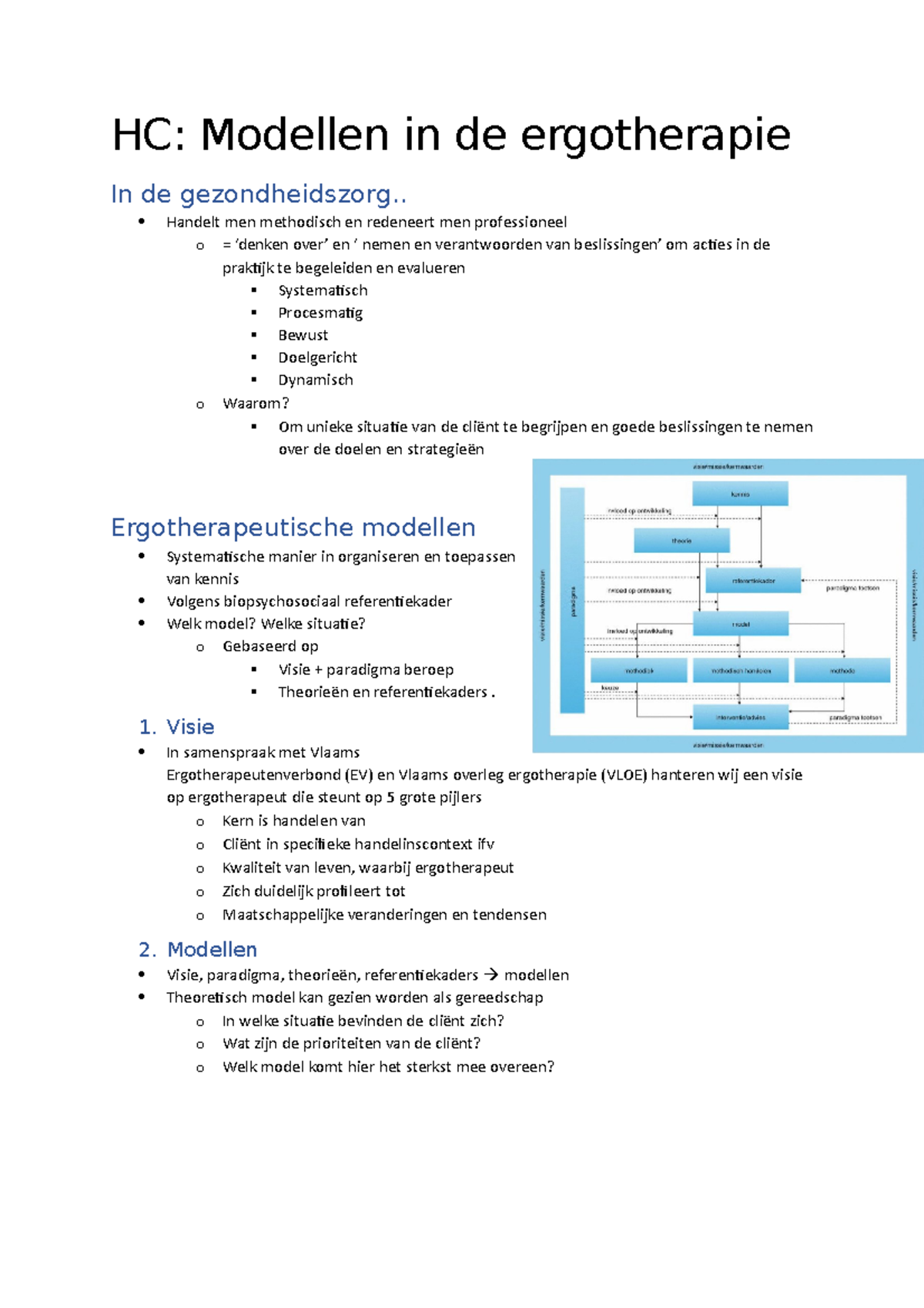 Ergotherapeutische Modellen - HC: Modellen In De Ergotherapie In De ...