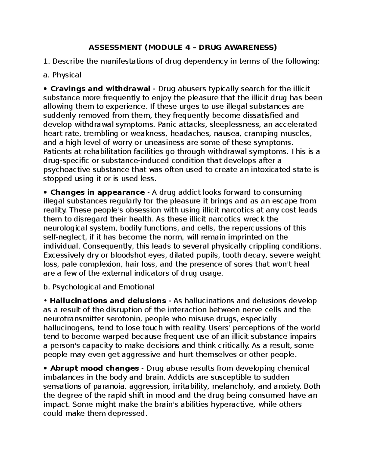 assessment-module-4-drug-awareness-assessment-module-4-drug
