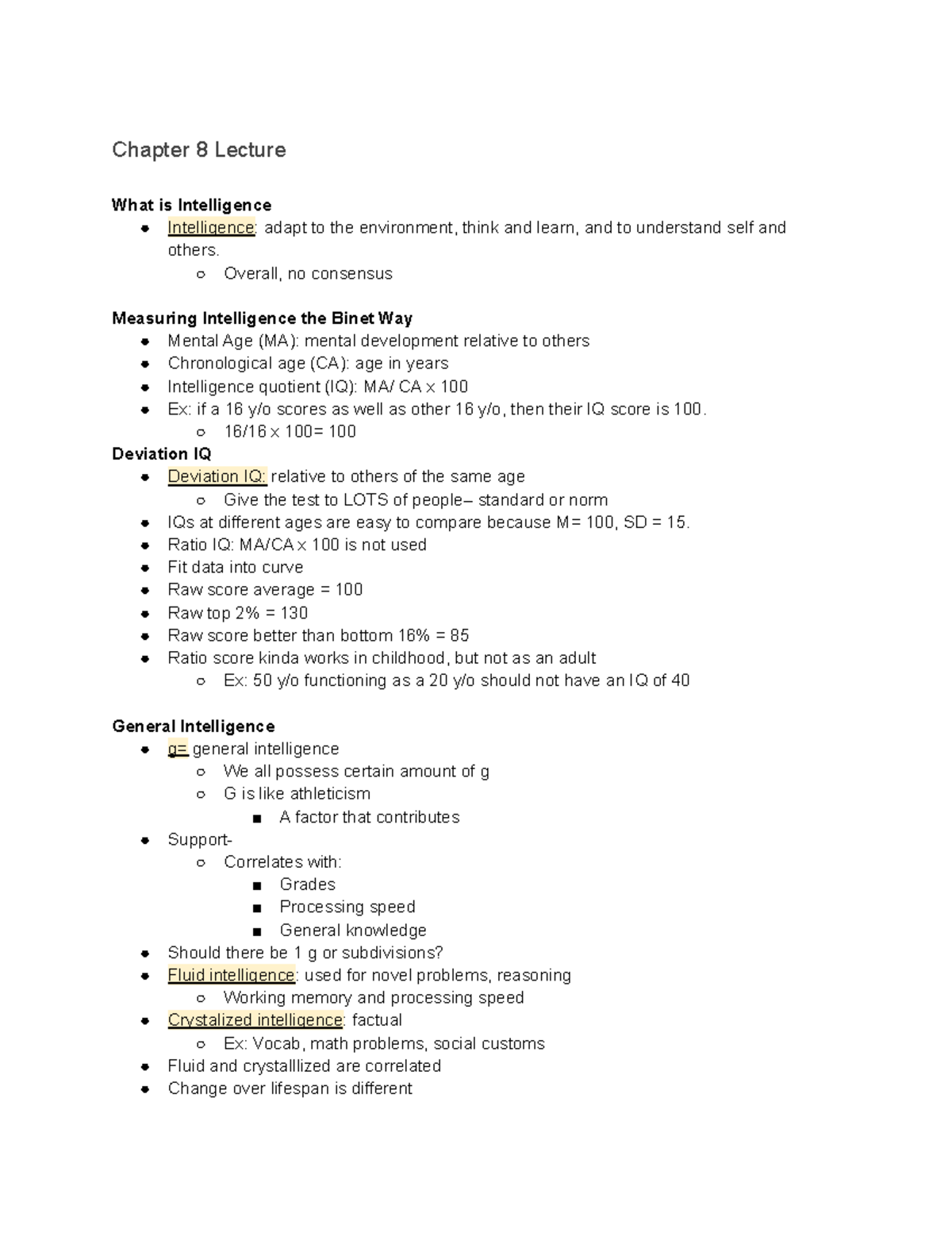 Chapter 8 Develop Lecture Notes - Chapter 8 Lecture What Is ...