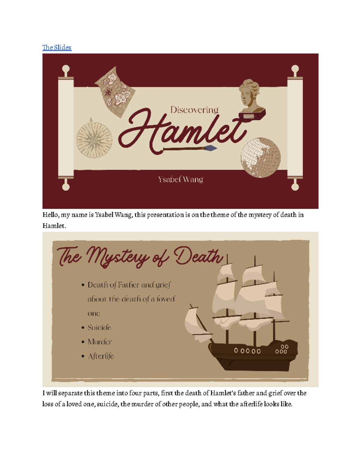 The Mystery of Death in Hamlet Studocu