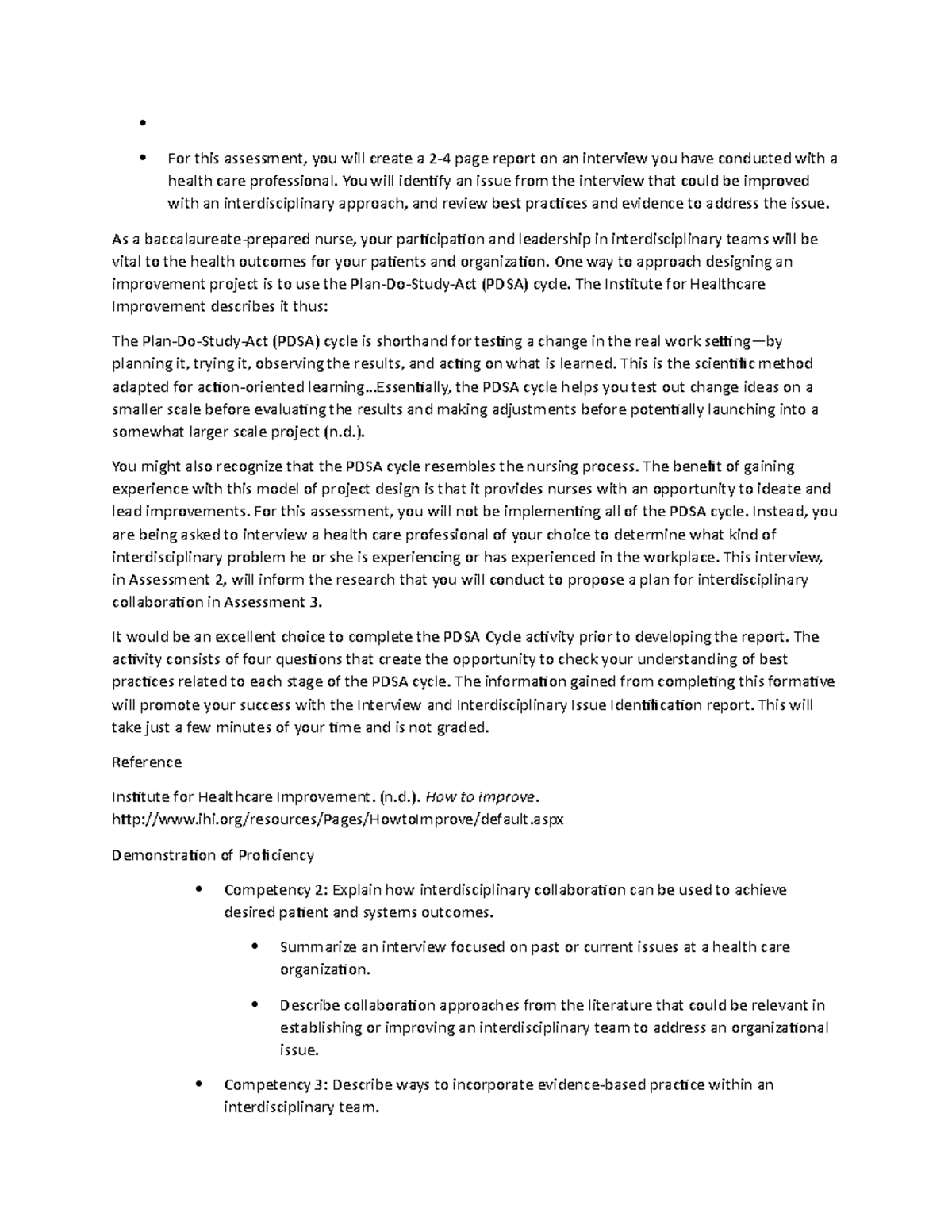 More instructions on assign - For this assessment, you will create a 2 ...