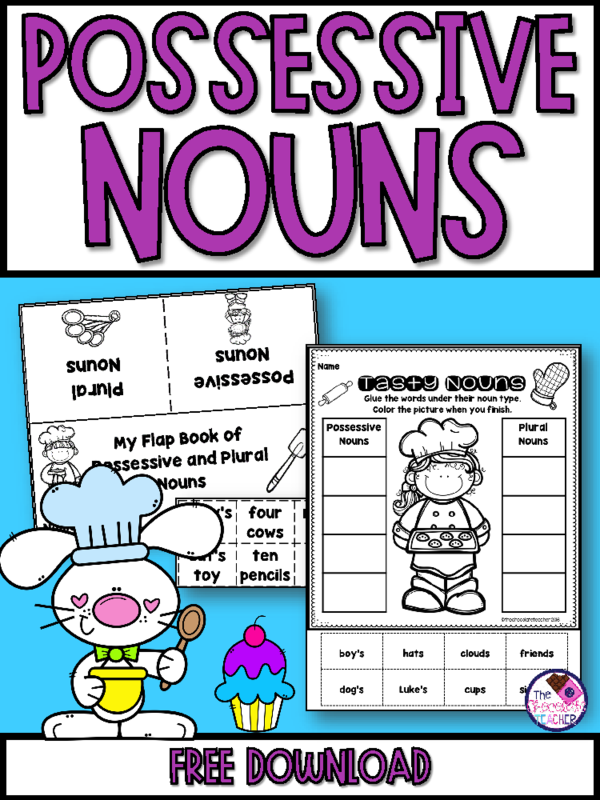 Possessive Nouns FREE-1 - Check out this possessive noun product ...