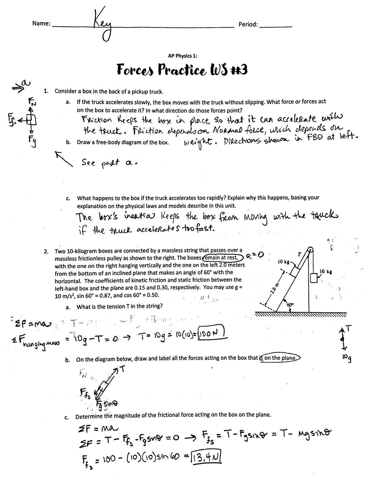Forces ws 3 key - 123456 - Studocu