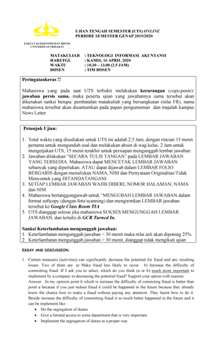 Jawaban Fit And Proper Test Studi Indonesia