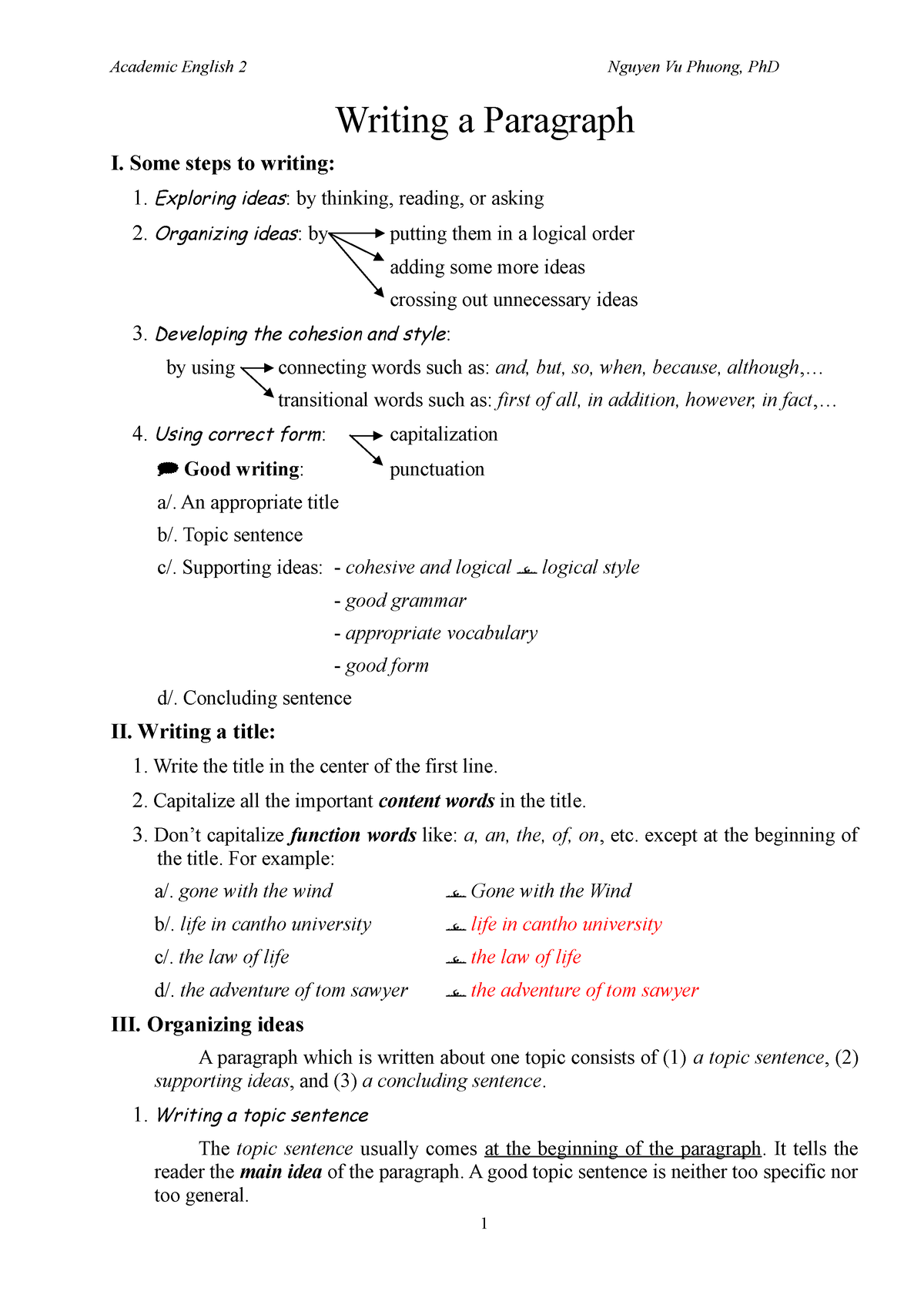 lesson-6-writing-a-paragraph-writing-a-paragraph-i-some-steps-to