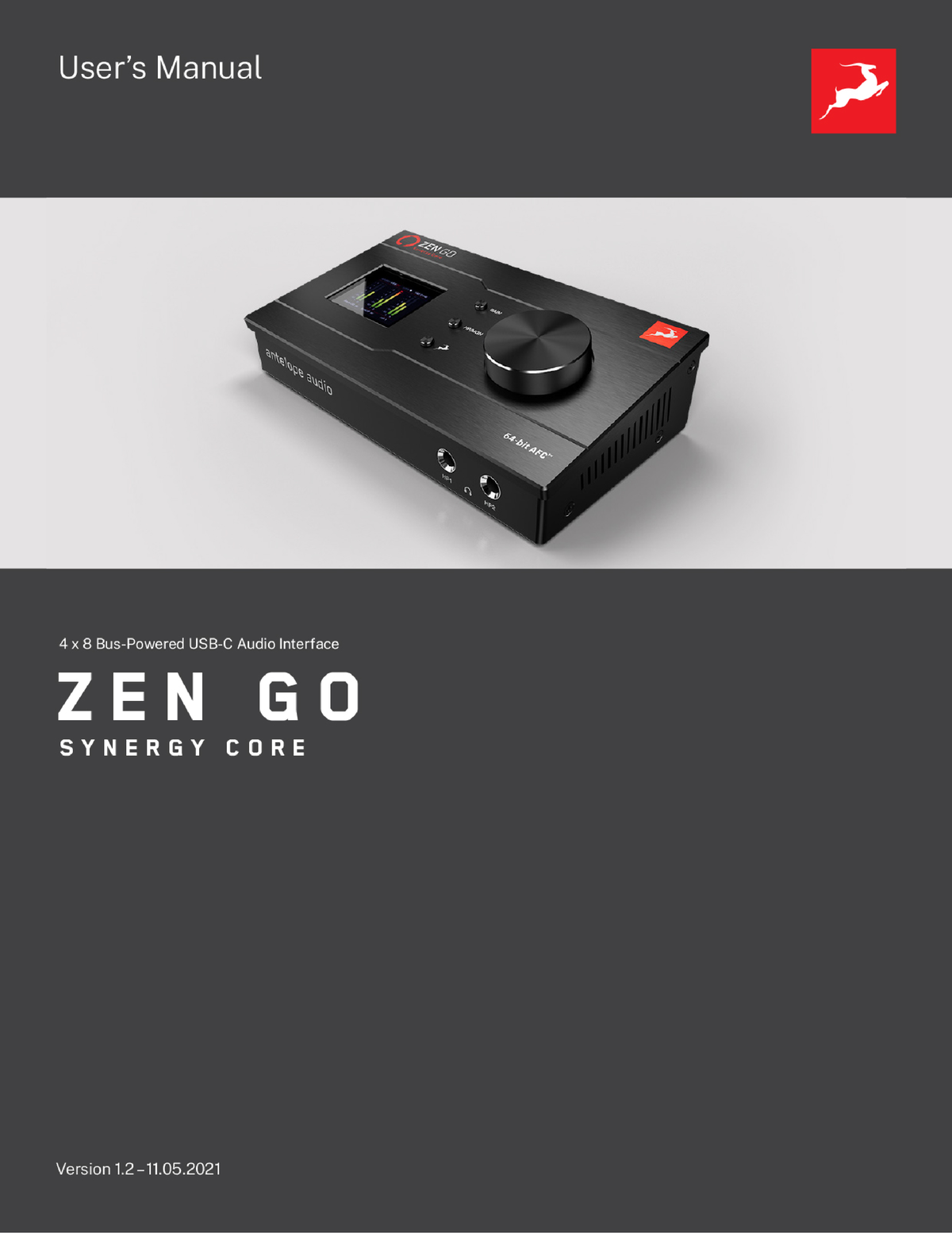 AudioPro, ANTELOPE ZEN GO SYNERGY CORE