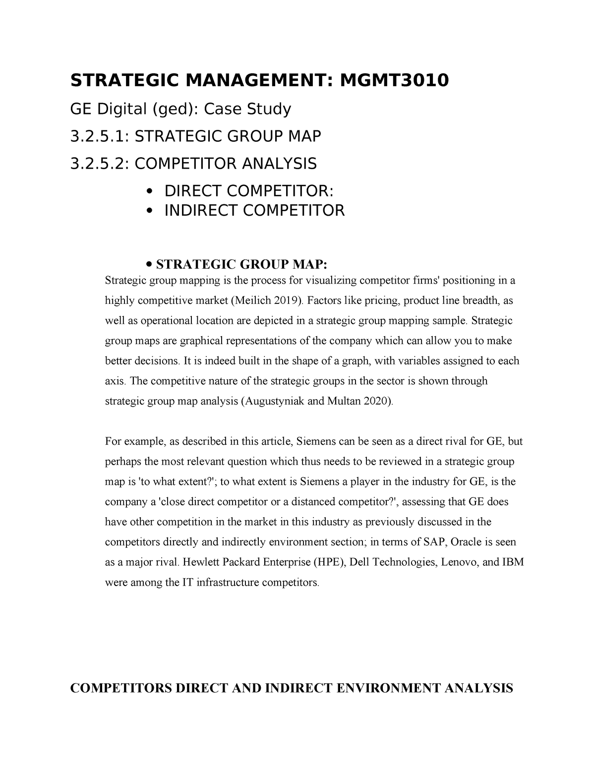 ge case study strategic management