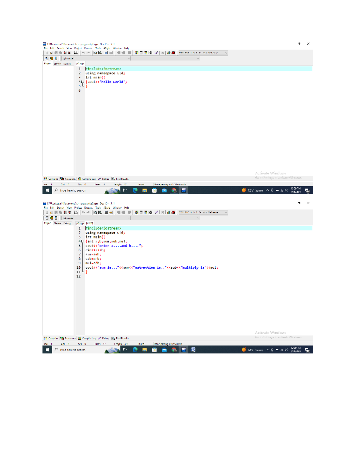 Screenshots of practical - Object oriented programing - Studocu